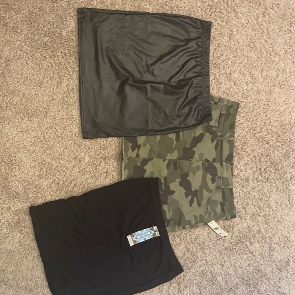3 skirts all never worn! 2 of the skirts have tags